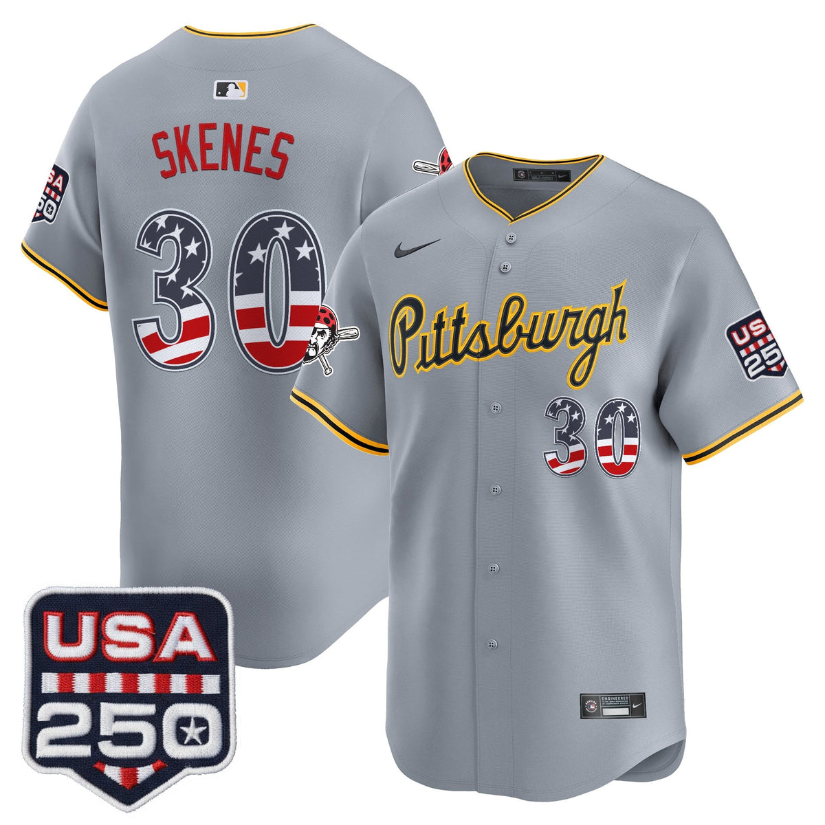 PIT USA 250 Fourth of July Vapor Premier Limited Jersey - Stitched