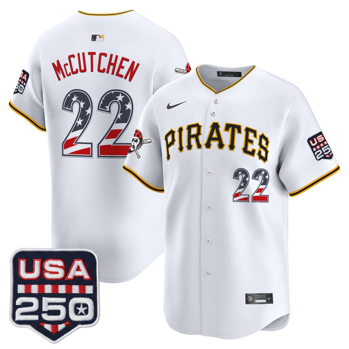 PIT USA 250 Fourth of July Vapor Premier Limited Jersey - Stitched