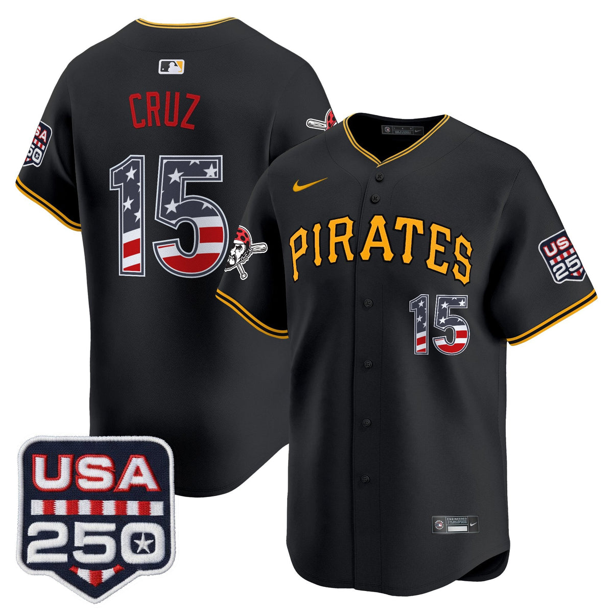 PIT USA 250 Fourth of July Vapor Premier Limited Jersey - Stitched
