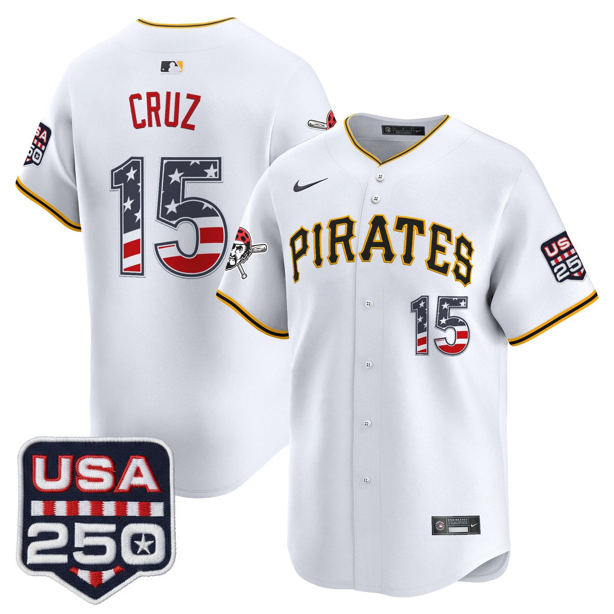 PIT USA 250 Fourth of July Vapor Premier Limited Jersey - Stitched