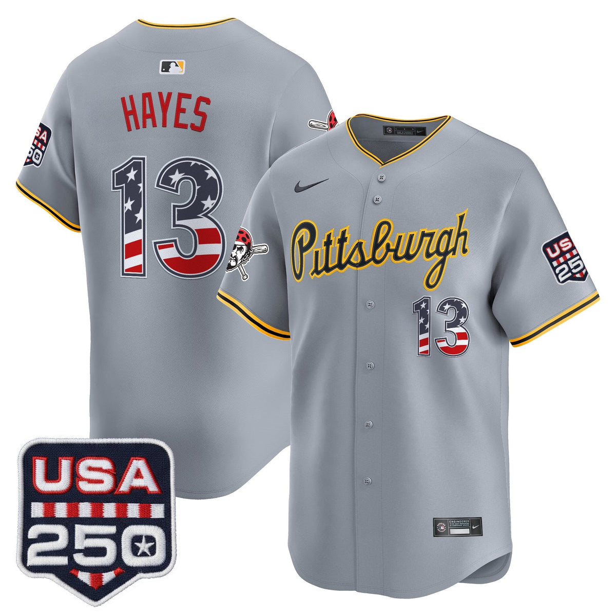 PIT USA 250 Fourth of July Vapor Premier Limited Jersey - Stitched