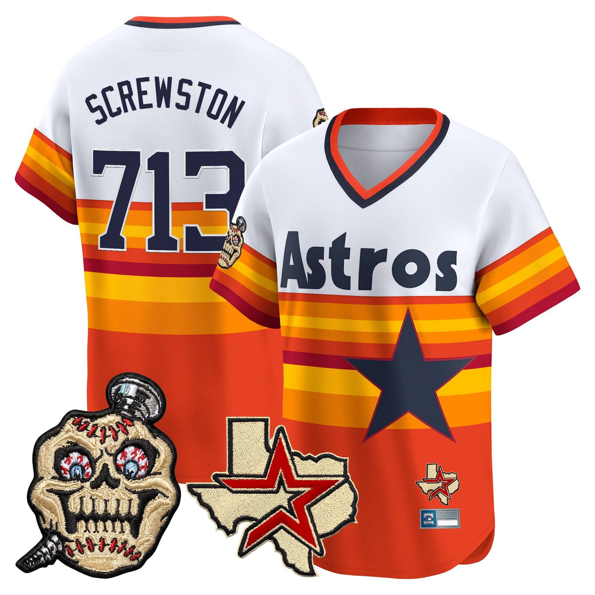 HOU Screwed Up Click Vapor Premier Limited Jersey - Stitched