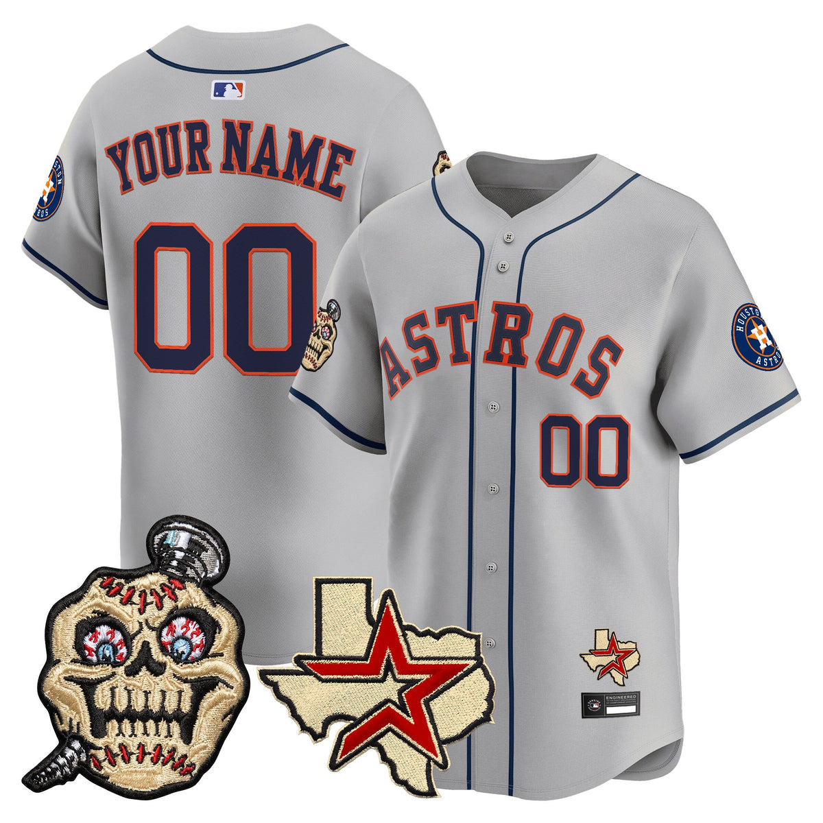 HOU Screwed Up Click Vapor Premier Limited Custom Jersey - Stitched