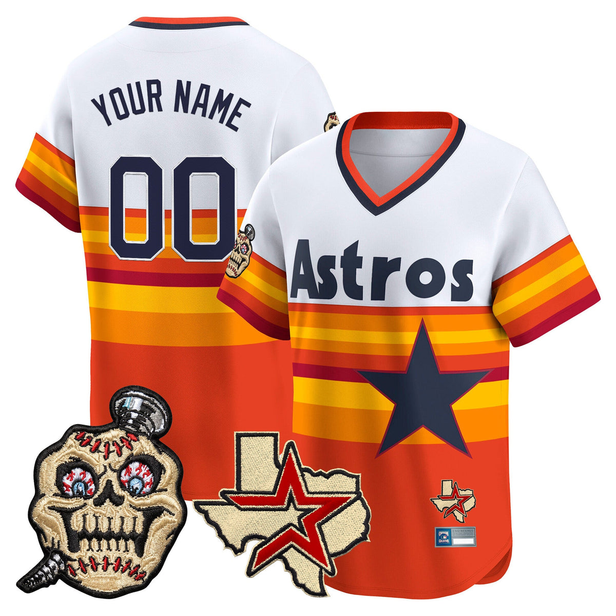 HOU Screwed Up Click Vapor Premier Limited Custom Jersey - Stitched