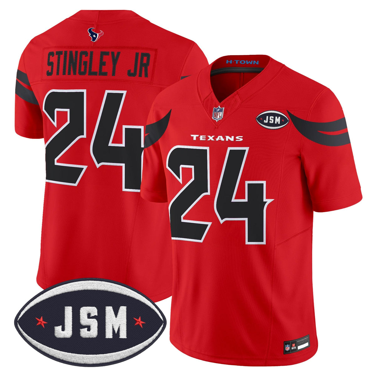 Houston Texan Janice McNair Memorial Patch Vapor Limited Jersey - Stitched