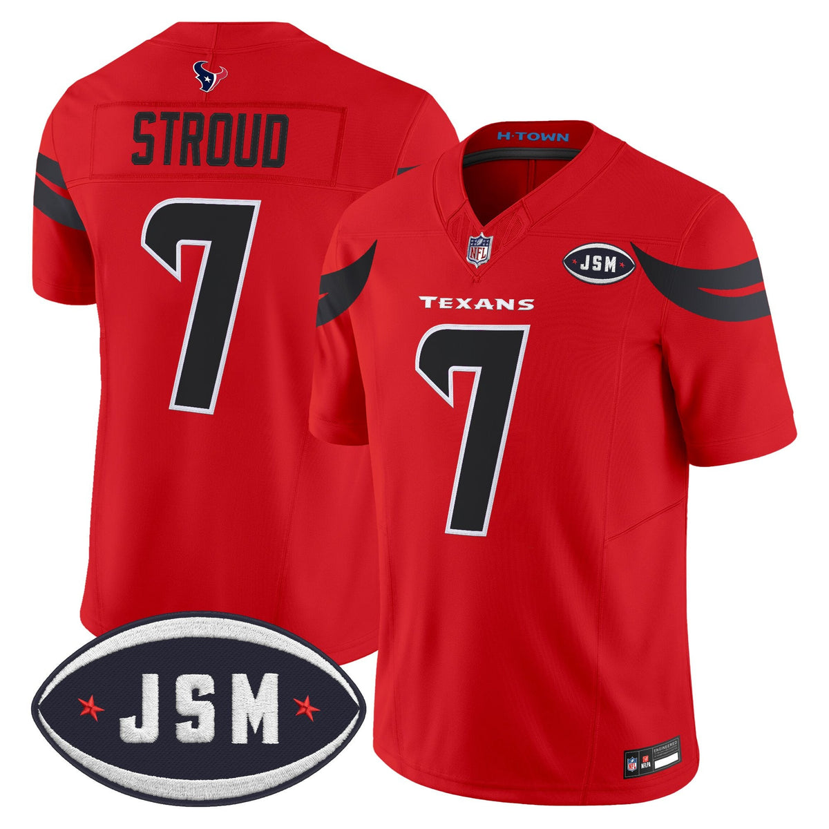 Houston Texan Janice McNair Memorial Patch Vapor Limited Jersey - Stitched