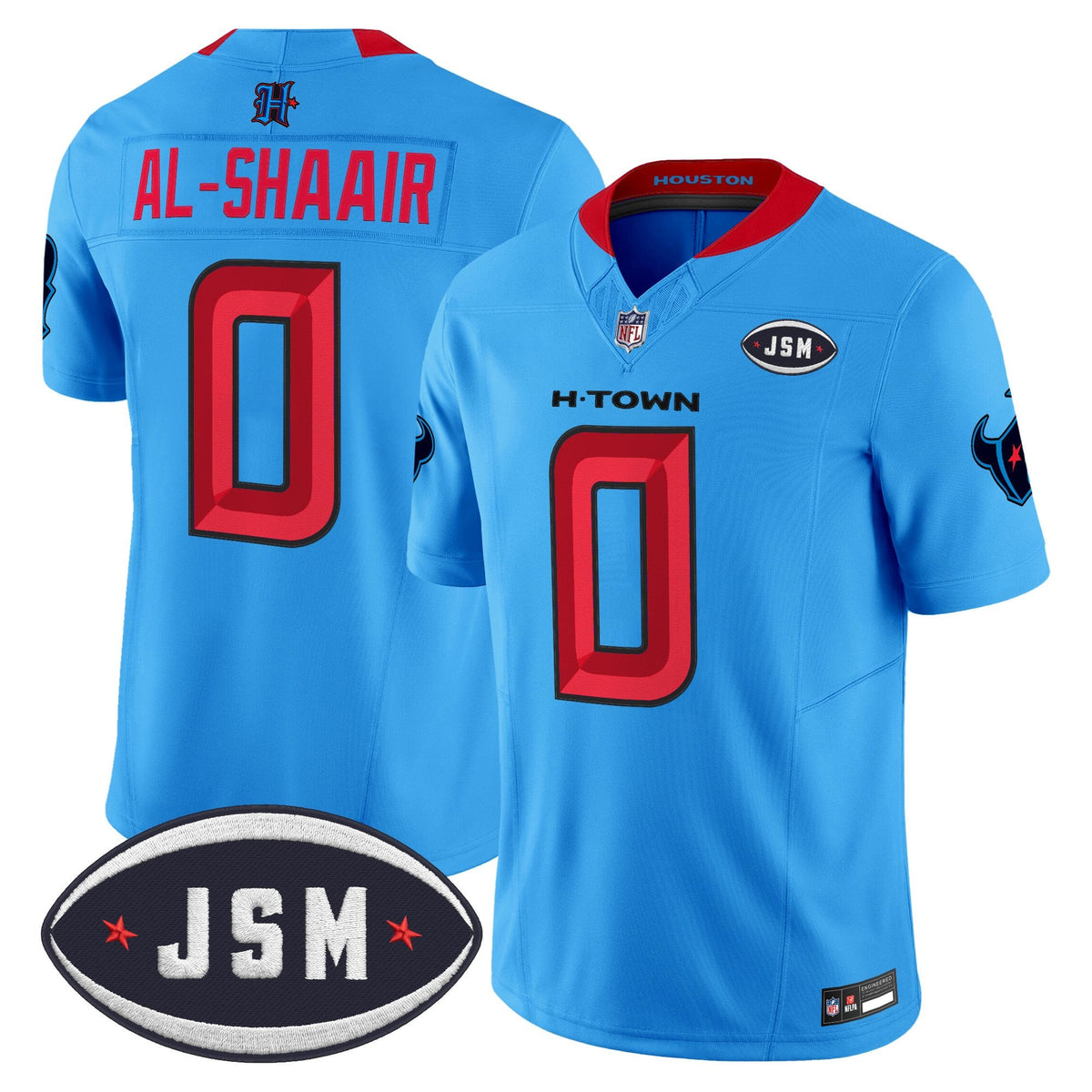 Houston Texan Janice McNair Memorial Patch Vapor Limited Jersey - Stitched