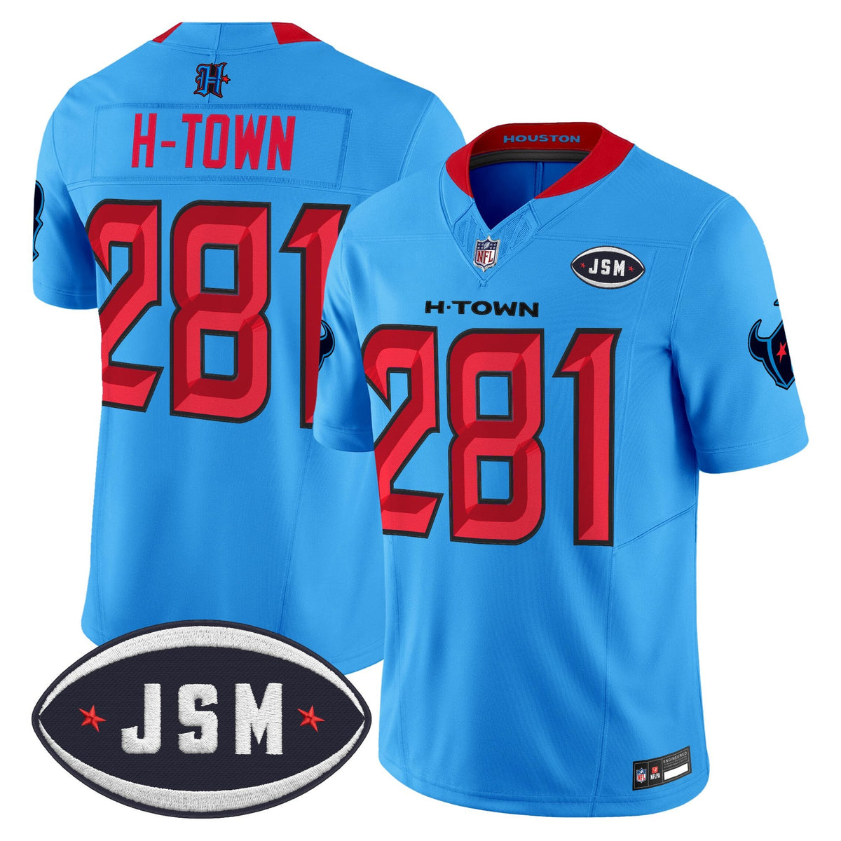 Houston Texan Janice McNair Memorial Patch Vapor Limited Jersey - Stitched