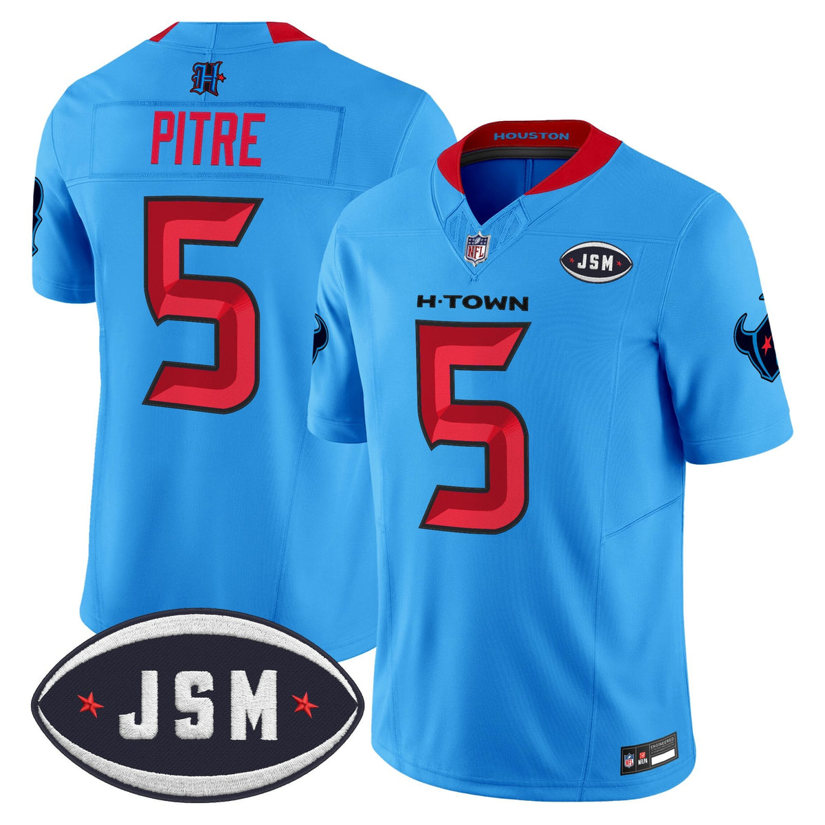 Houston Texan Janice McNair Memorial Patch Vapor Limited Jersey - Stitched