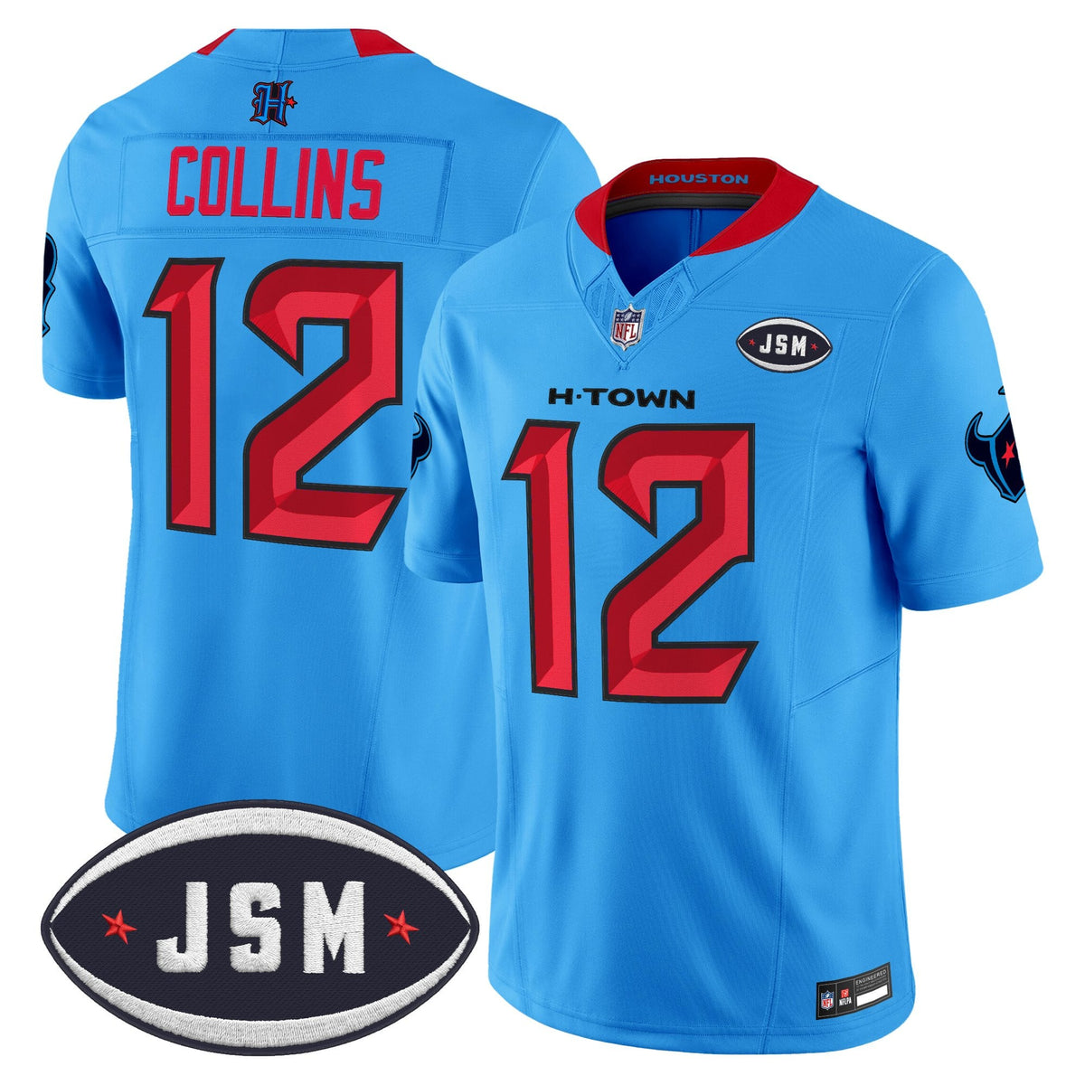Houston Texan Janice McNair Memorial Patch Vapor Limited Jersey - Stitched