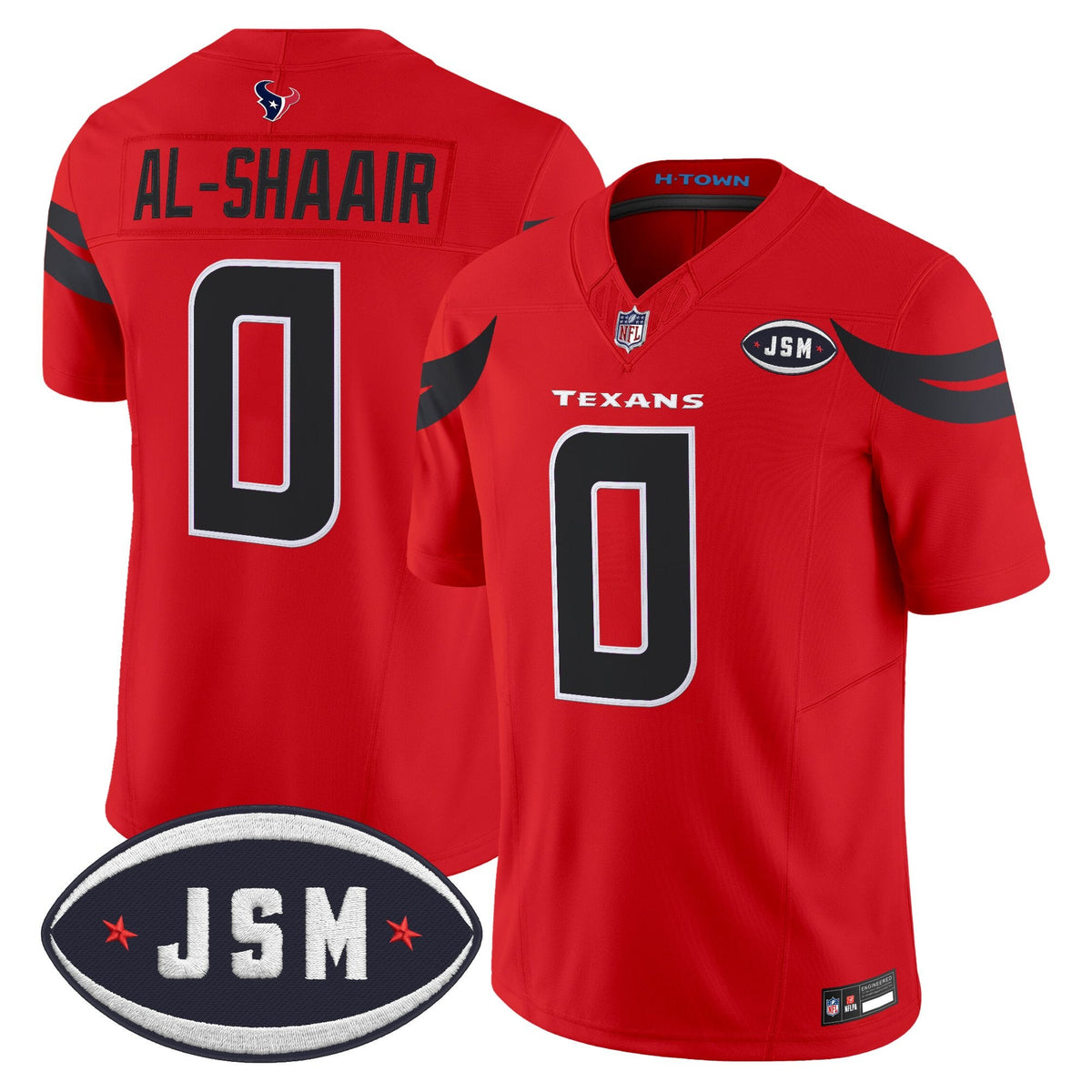 Houston Texan Janice McNair Memorial Patch Vapor Limited Jersey - Stitched