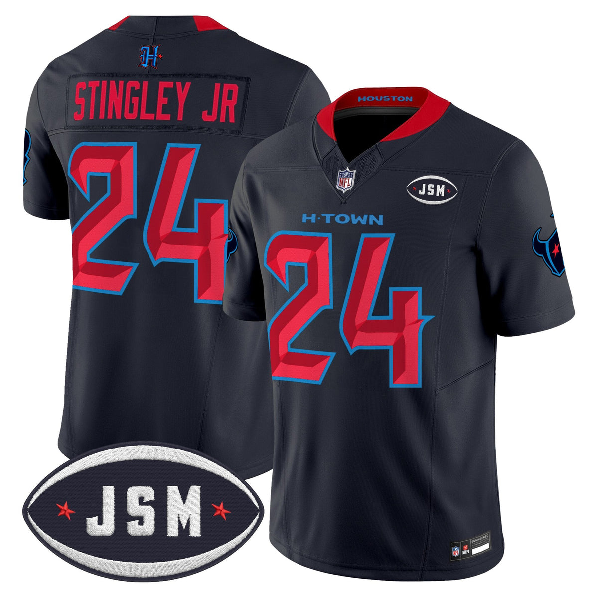 Houston Texan Janice McNair Memorial Patch Vapor Limited Jersey - Stitched