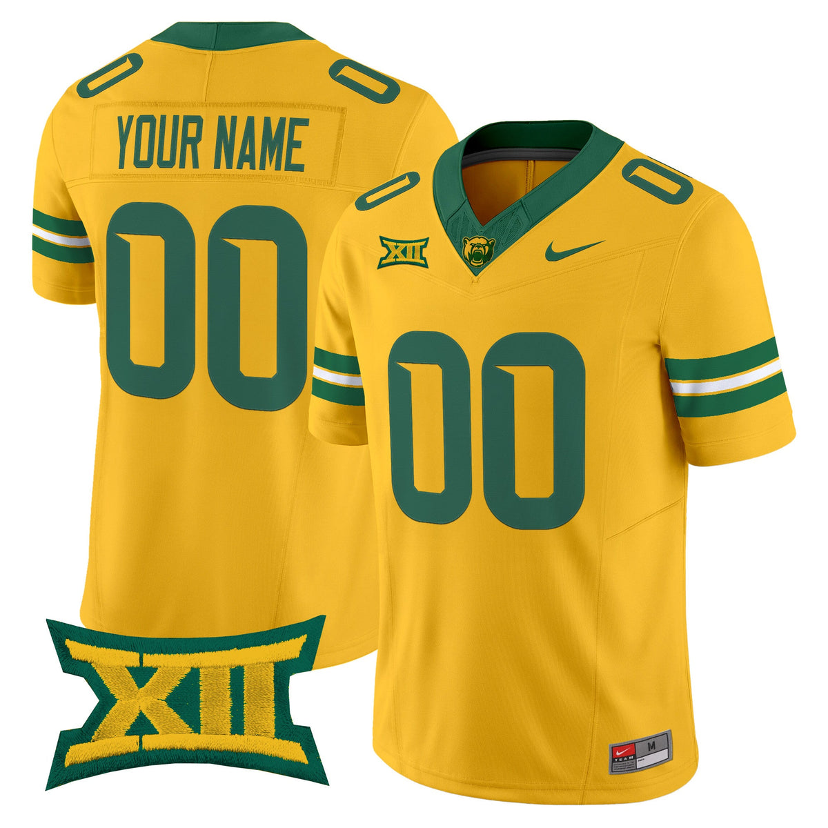 Baylor Bears 2026 Vapor Limited Custom Jersey - Stitched