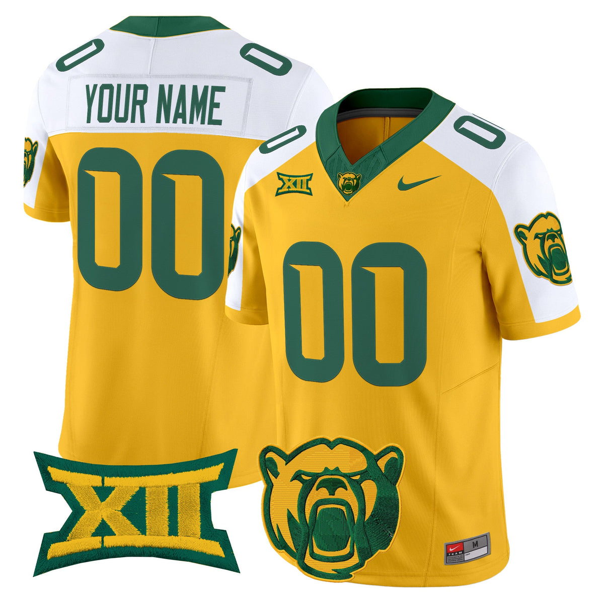 Baylor Bears 2026 Vapor Limited Custom Jersey - Stitched
