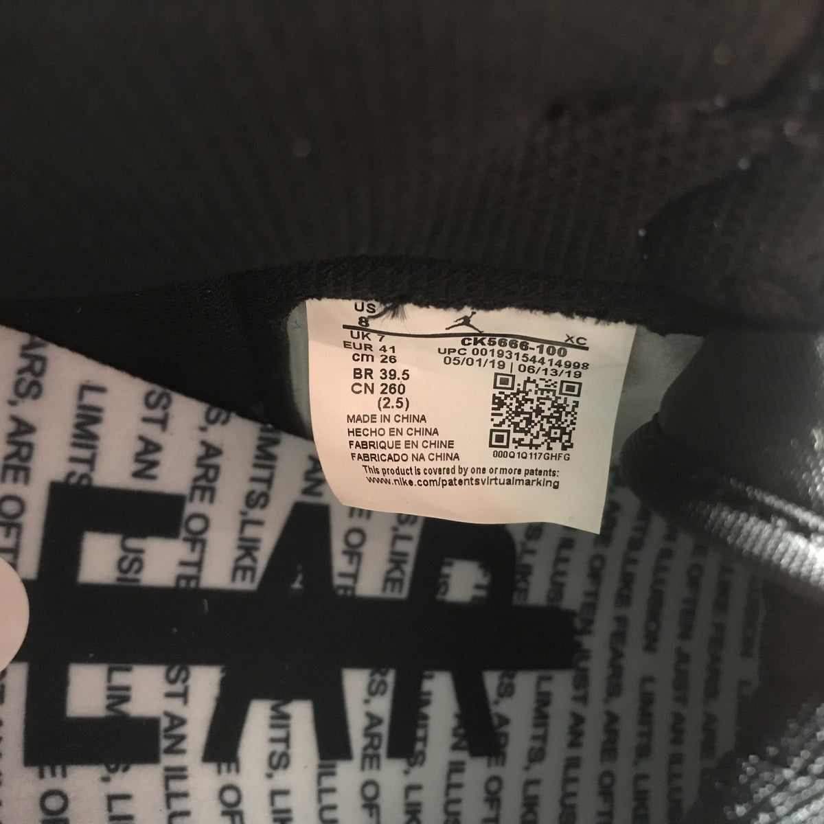 AJ1 OG High Fearless