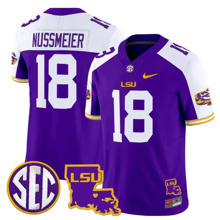 LSU 2025 Louisiana Patch Vapor Limited Jersey
