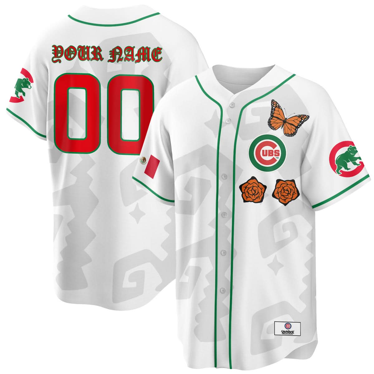 CC "Xicago" Mexican Heritage Custom Jersey - Stitched