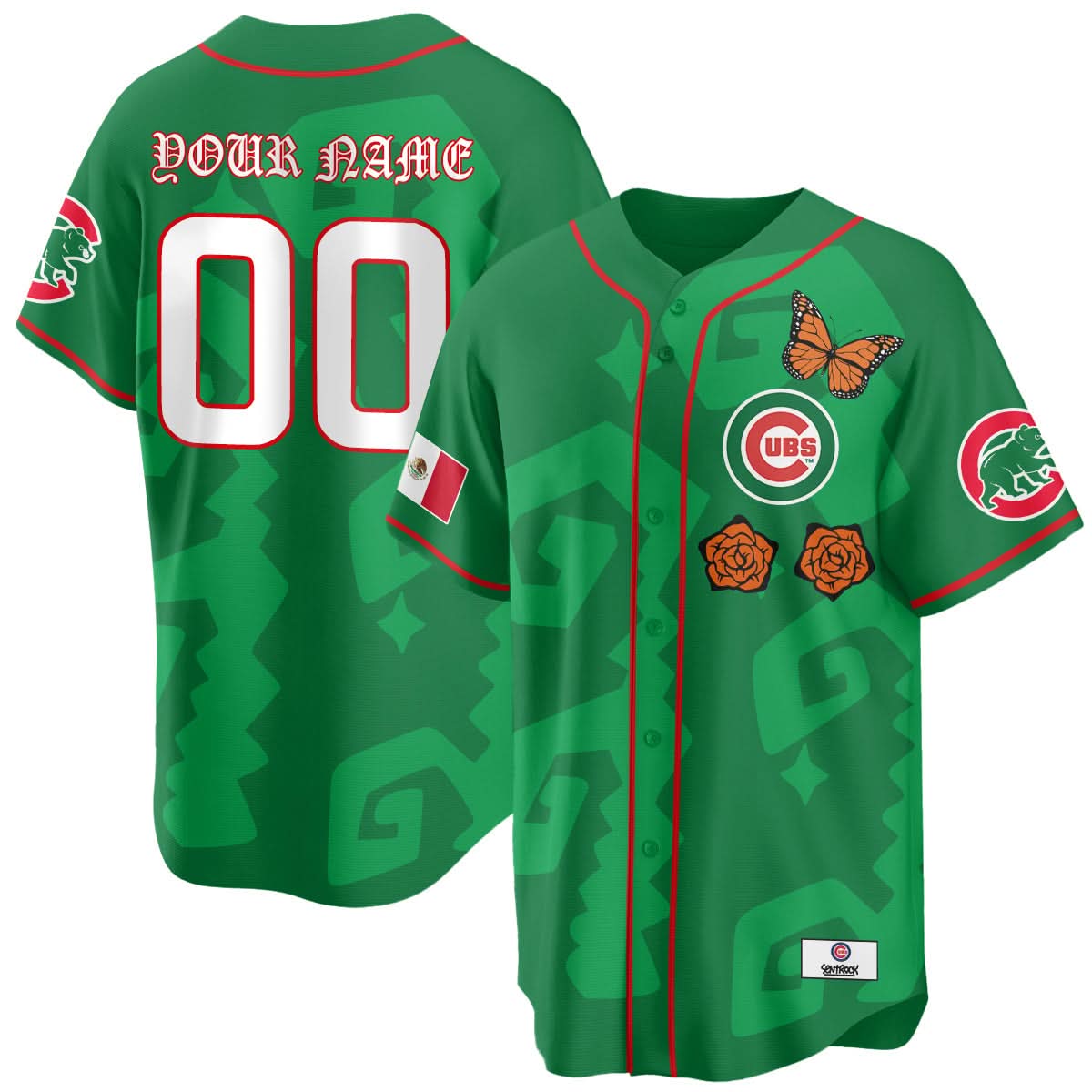 CC "Xicago" Mexican Heritage Custom Jersey - Stitched