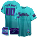 AD Purple for Second “Serpientes” City Connect Custom Jersey - Stitched