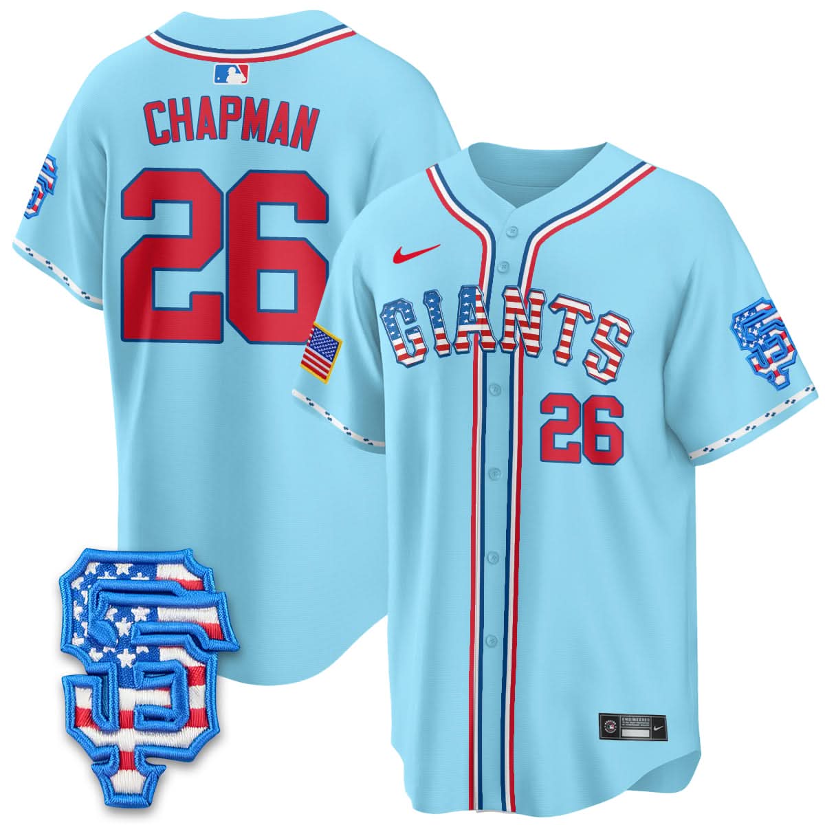SFG 2025 Fourth of July Jersey - Stitched