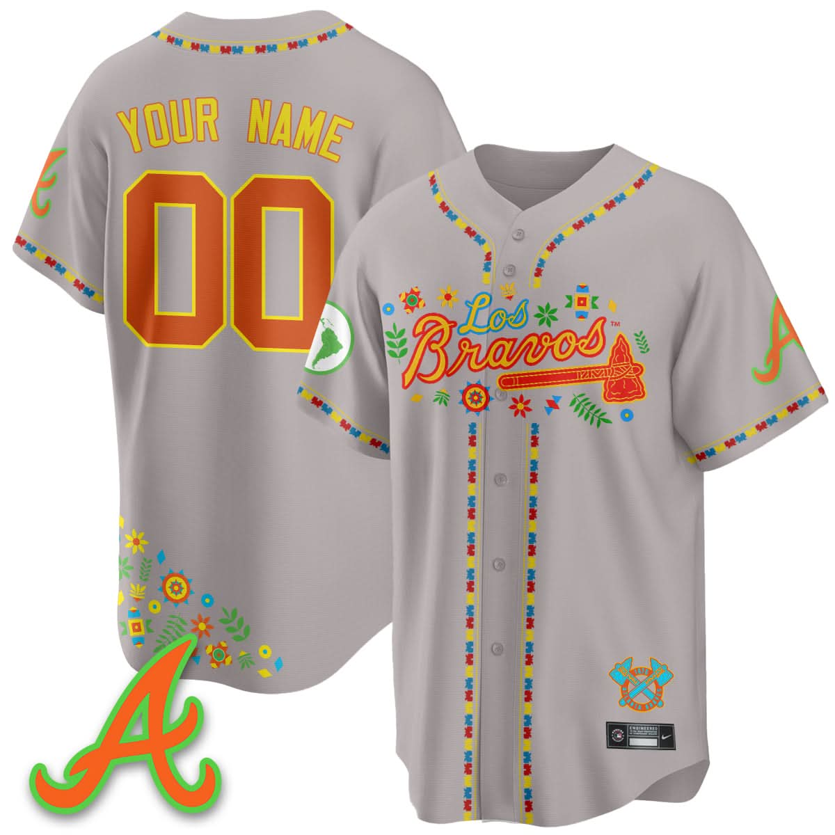 AB 2025 "Los Bravos" Custom Jersey - Stitched
