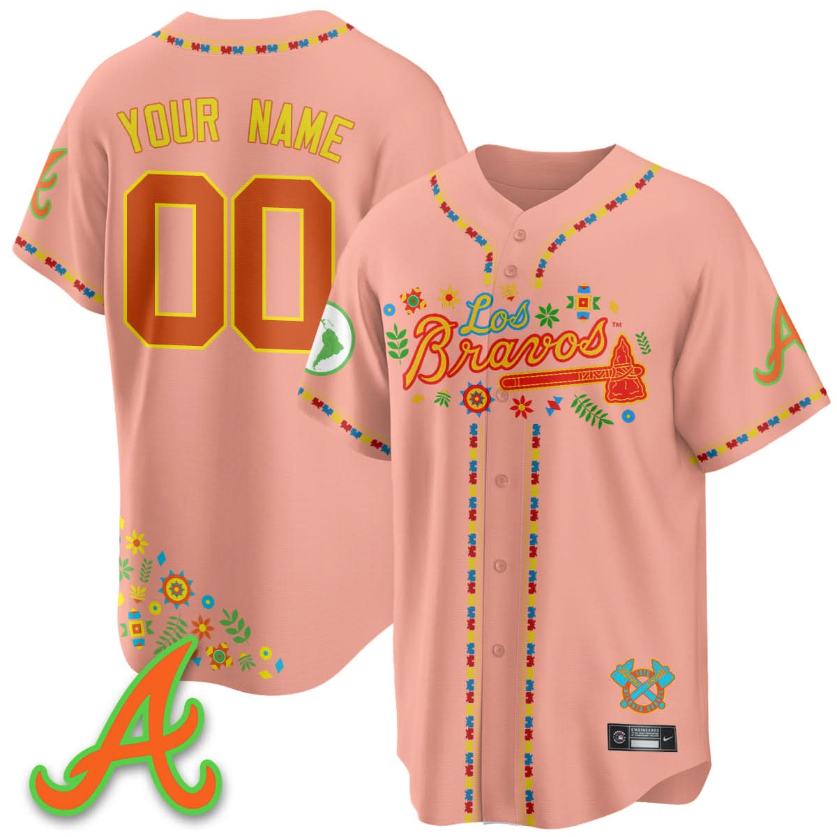 AB 2025 "Los Bravos" Custom Jersey - Stitched