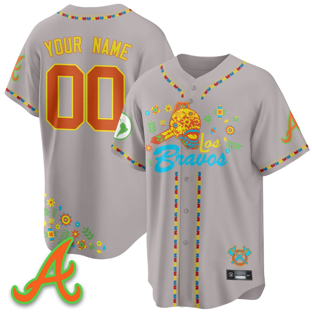 AB 2025 "Los Bravos" Custom Jersey V2 - Stitched