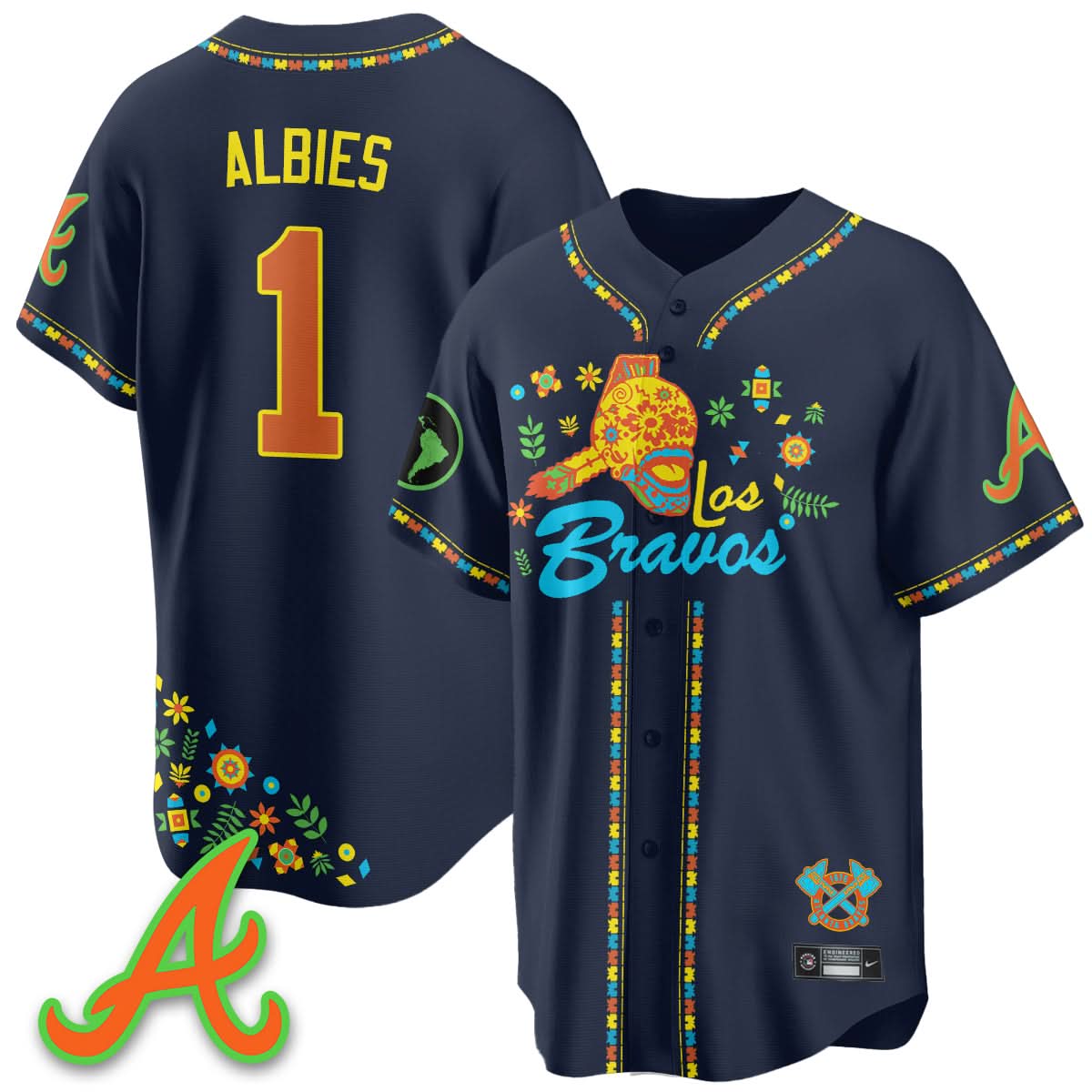 AB 2025 "Los Bravos" Jersey V2 - Stitched