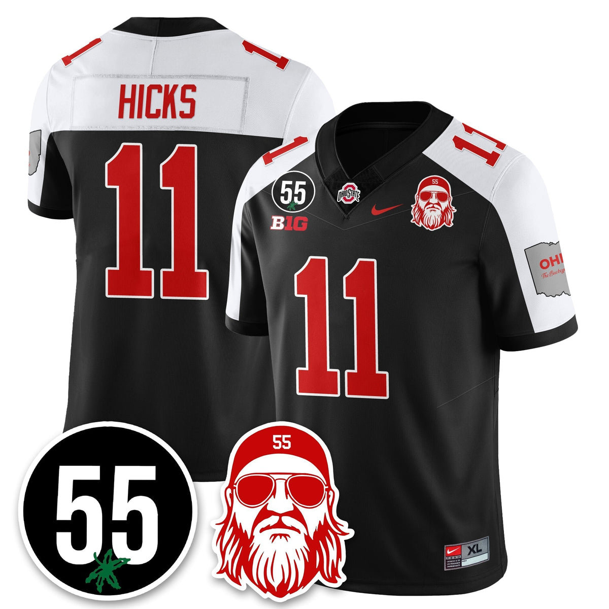 OSU Vapor Limited Jersey - Nick Mangold Patch