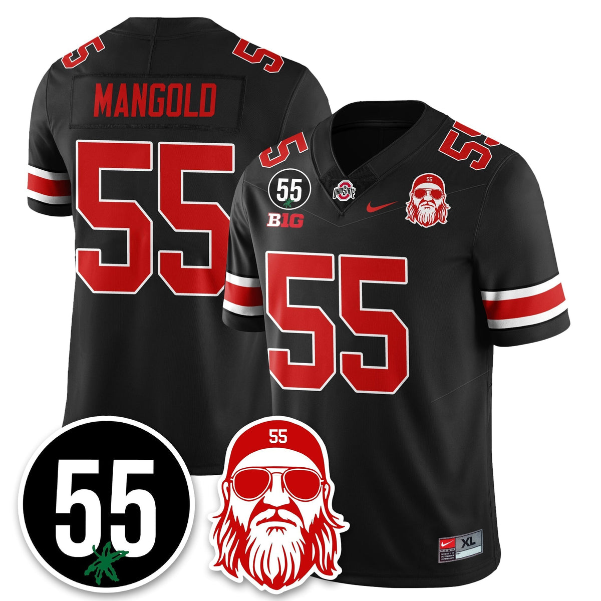OSU Vapor Limited Jersey - Nick Mangold Patch