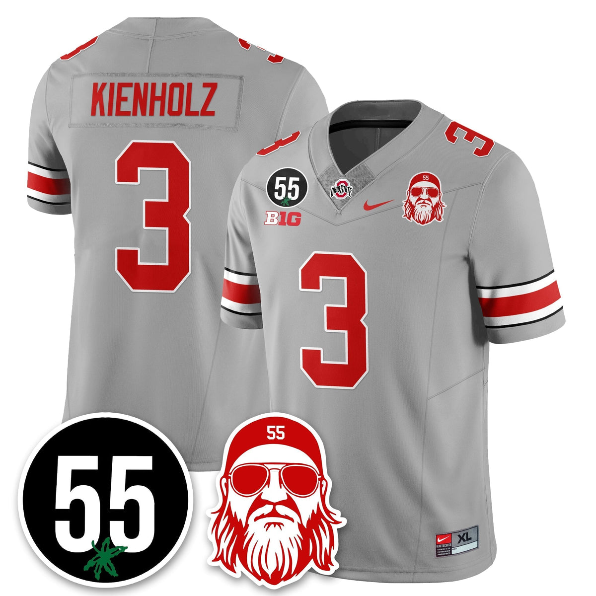 OSU Vapor Limited Jersey - Nick Mangold Patch