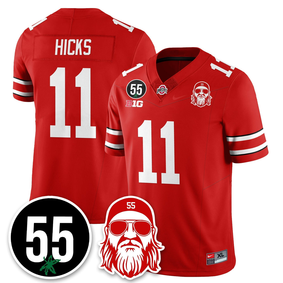 OSU Vapor Limited Jersey - Nick Mangold Patch