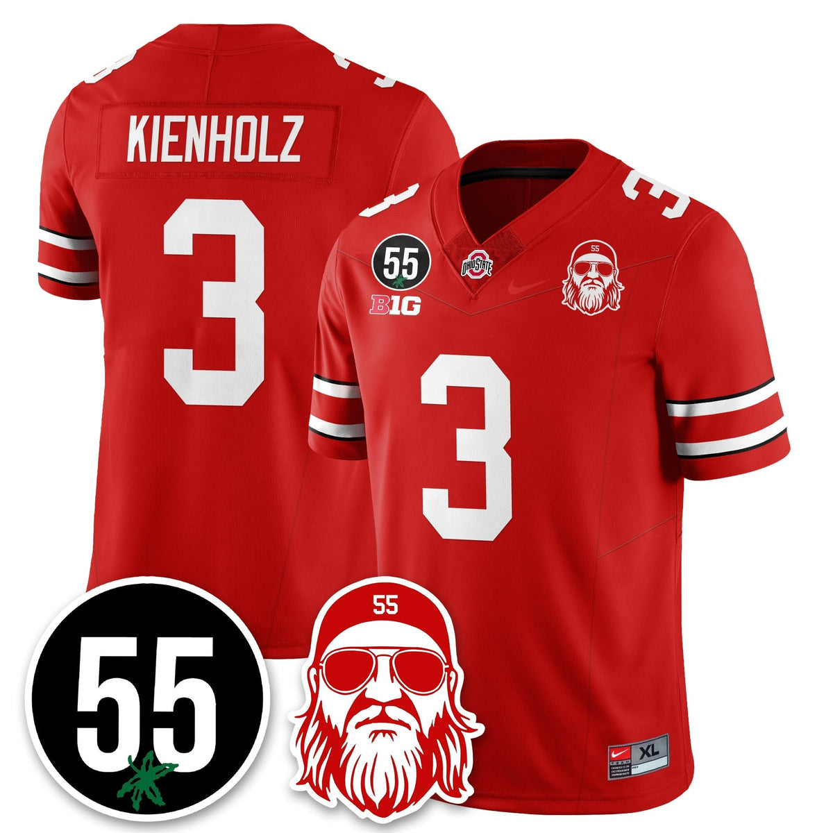 OSU Vapor Limited Jersey - Nick Mangold Patch