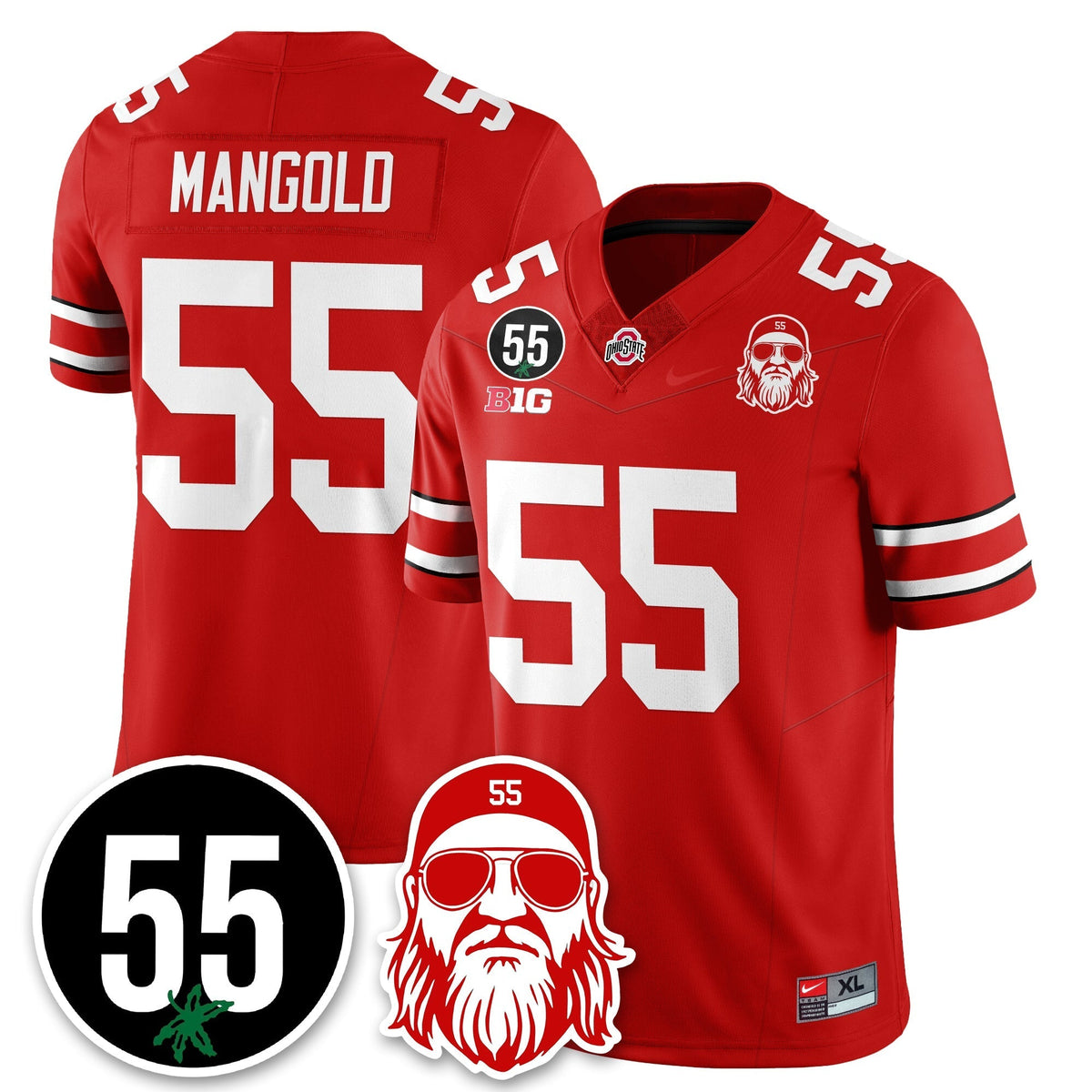 OSU Vapor Limited Jersey - Nick Mangold Patch