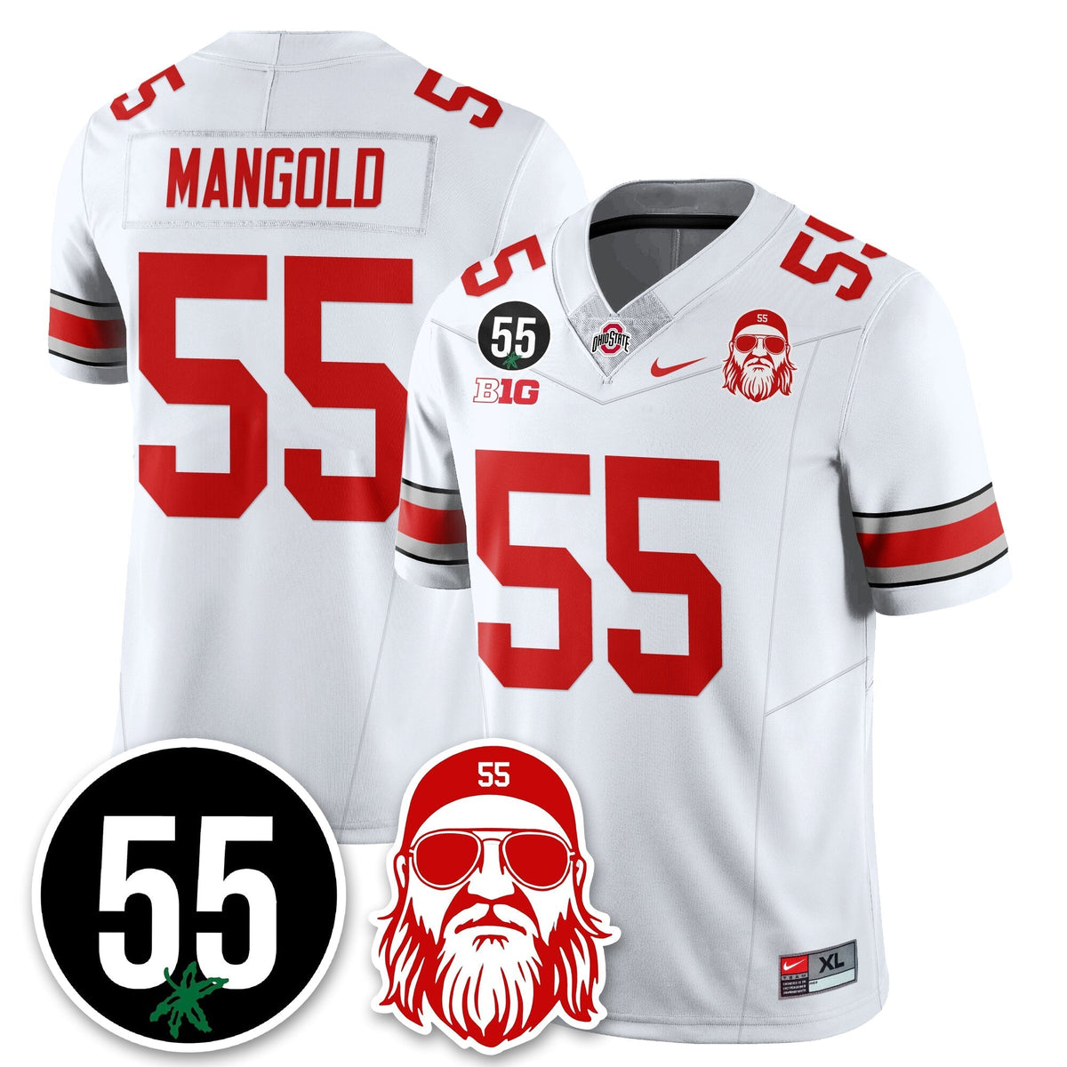 OSU Vapor Limited Jersey - Nick Mangold Patch