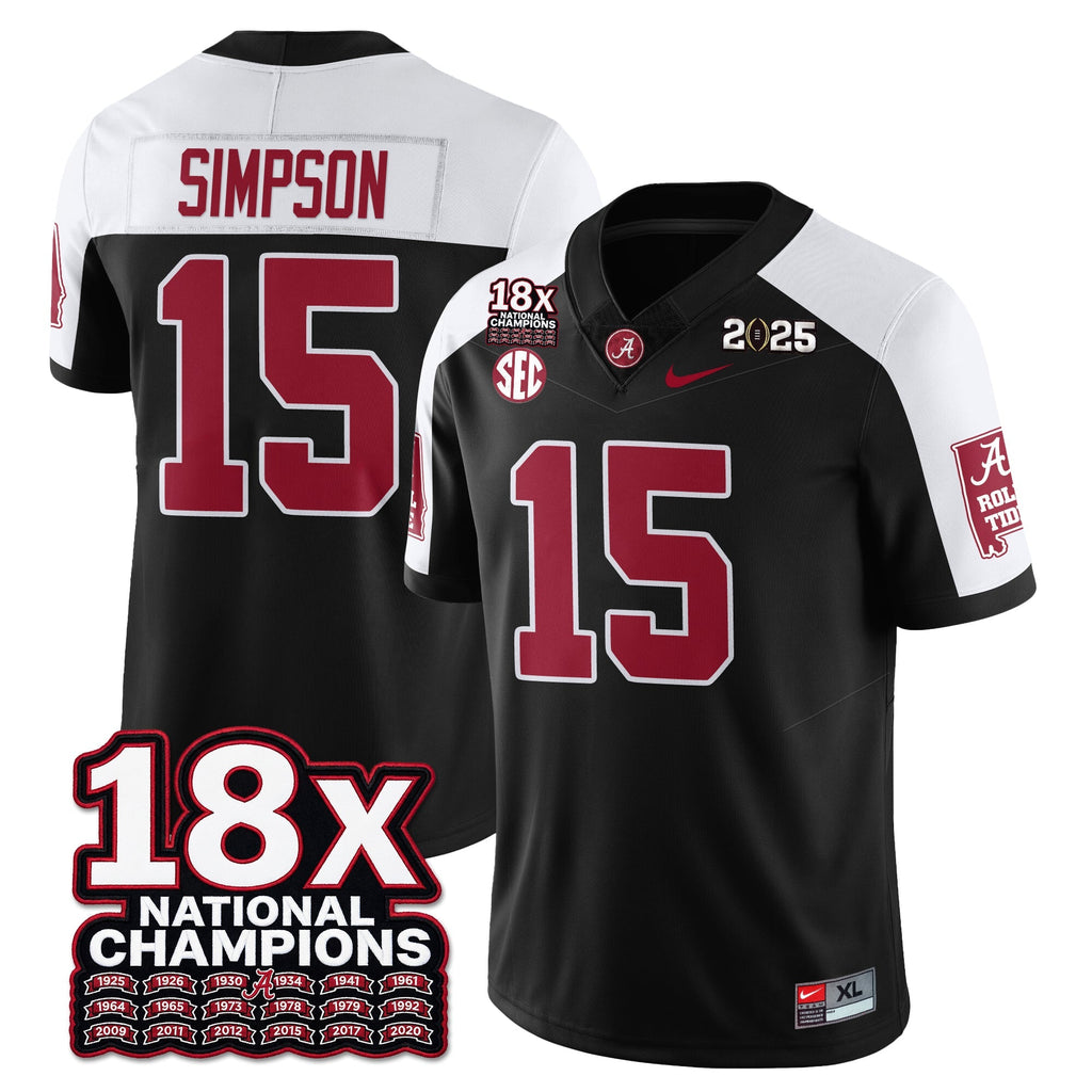 BAMA 18x-Time National Champions Vapor Limited Football Jersey