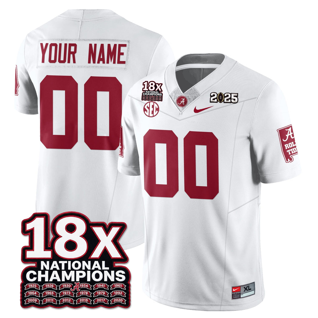 BAMA 18x-Time National Champions Vapor Limited Football Jersey