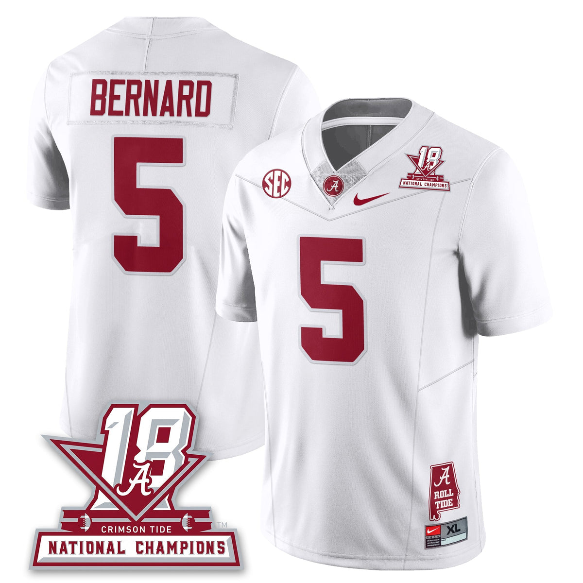BAMA 18x-Time National Champions Vapor Limited Jersey
