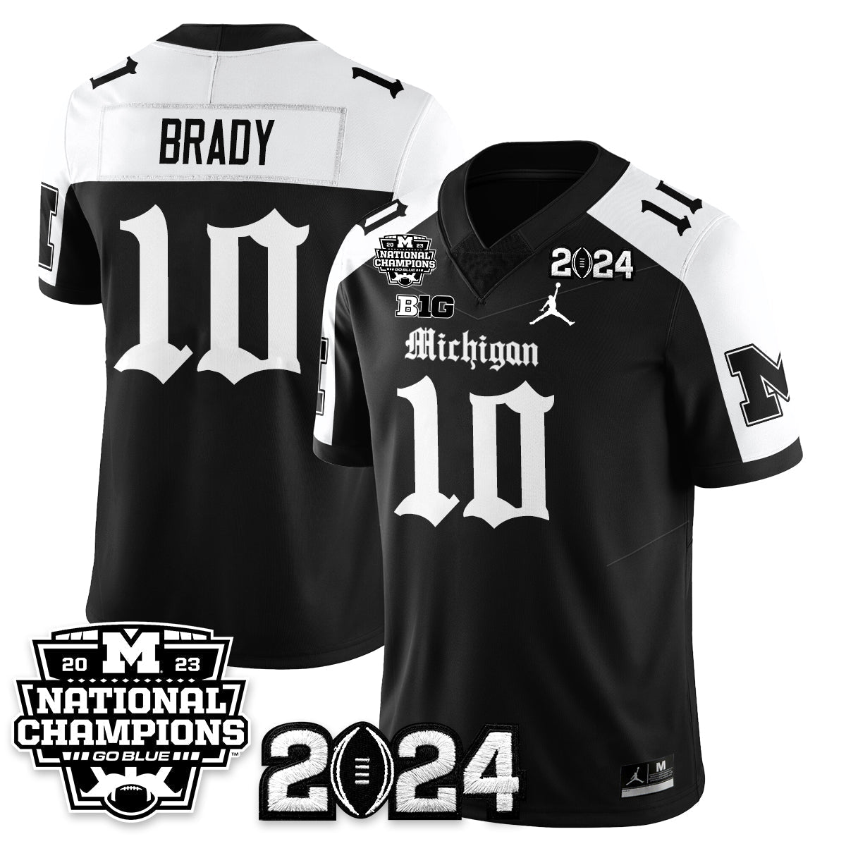 MICH Gothic 2023 National Champions Vapor Limited Football Jersey