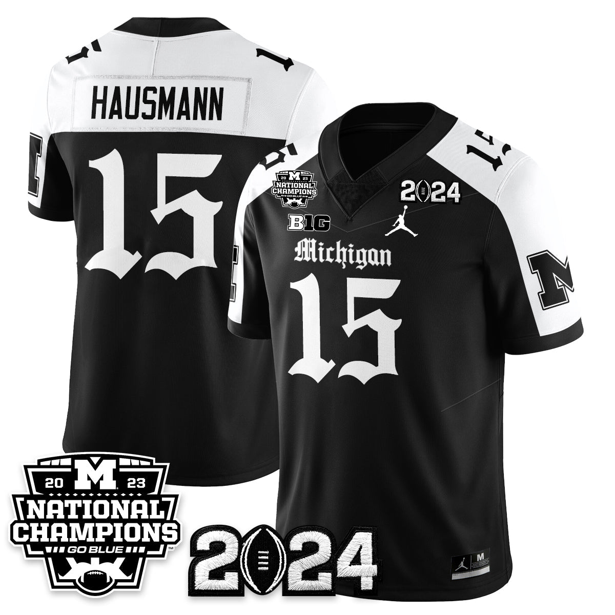 MICH Gothic 2023 National Champions Vapor Limited Football Jersey