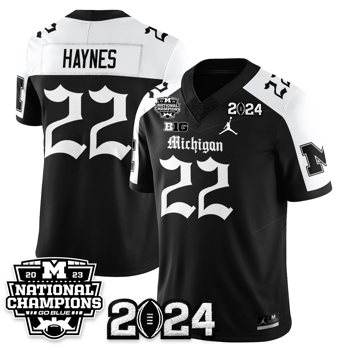 MICH Gothic 2023 National Champions Vapor Limited Football Jersey