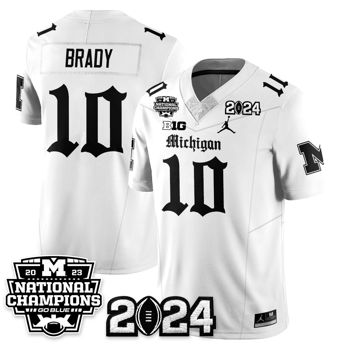 MICH Gothic 2023 National Champions Vapor Limited Football Jersey
