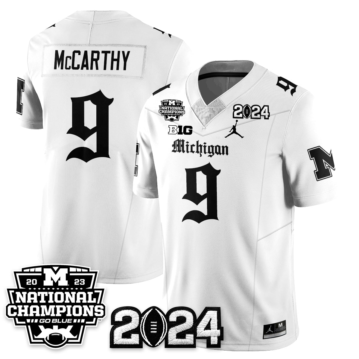 MICH Gothic 2023 National Champions Vapor Limited Football Jersey
