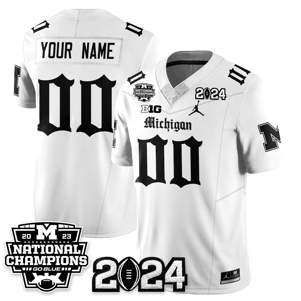 MICH Gothic 2023 National Champions Vapor Limited Football Jersey