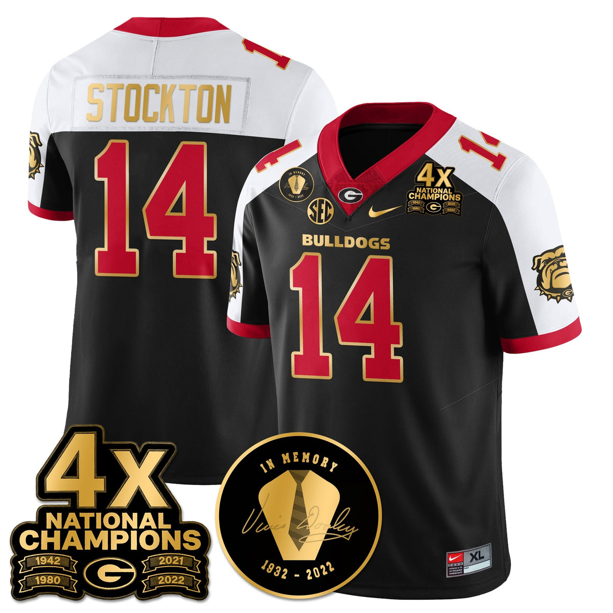 UGA 4x-Time National Champions Vapor Limited Jersey