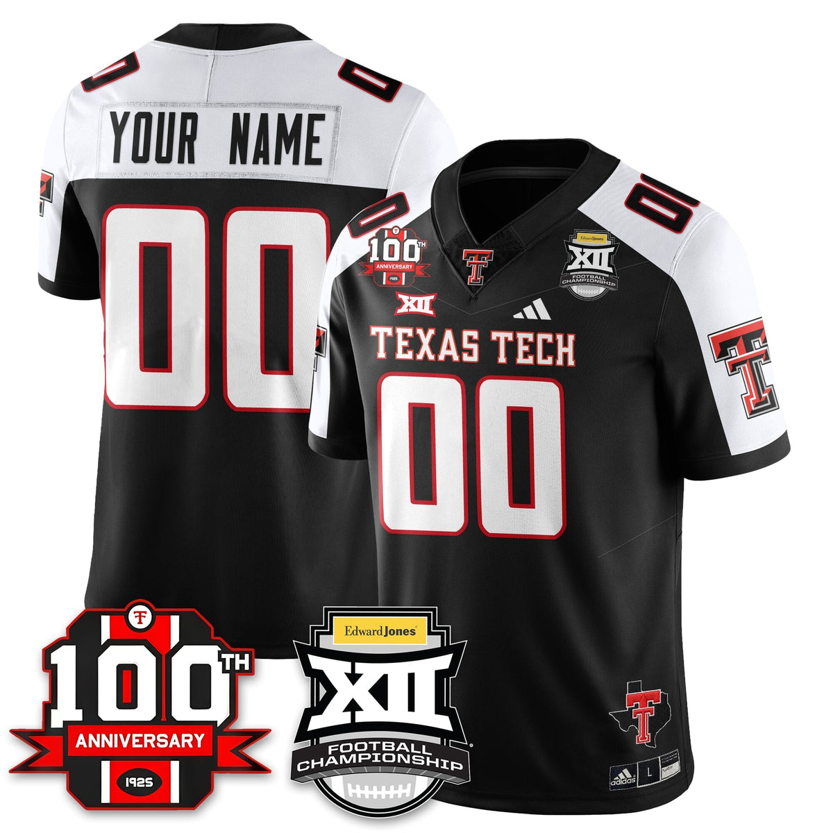 Custom TTU Vapor Limited Jersey - Edward Jones Champions