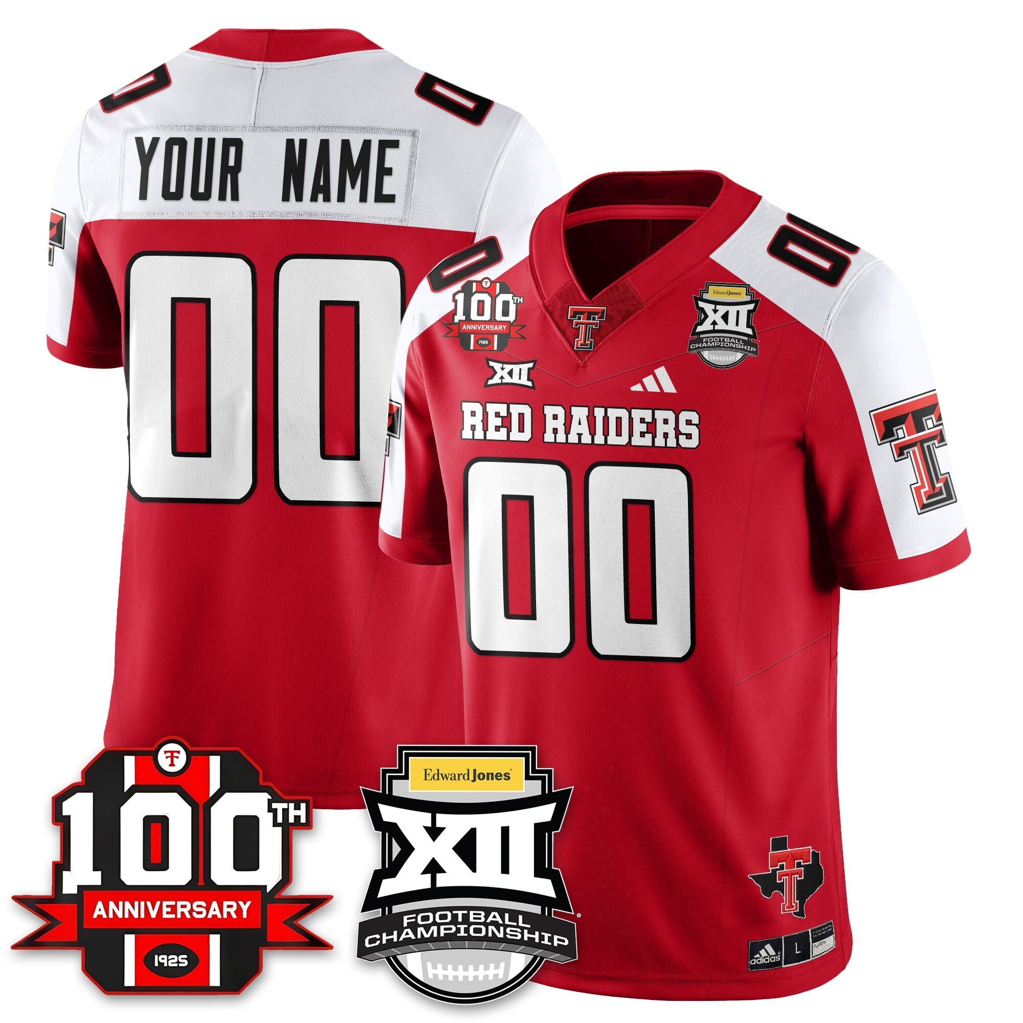 Custom TTU Vapor Limited Jersey - Edward Jones Champions