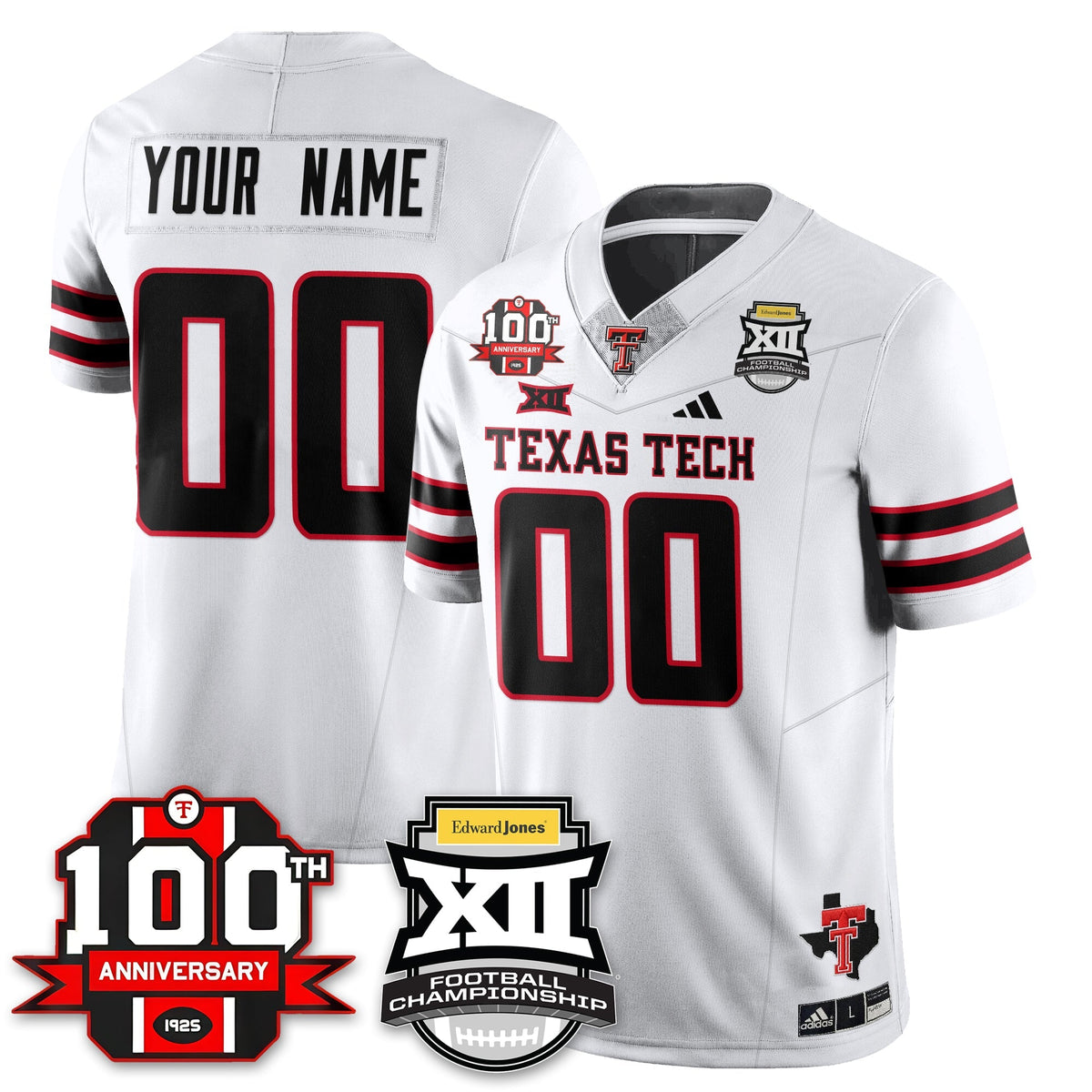 Custom TTU Vapor Limited Jersey - Edward Jones Champions