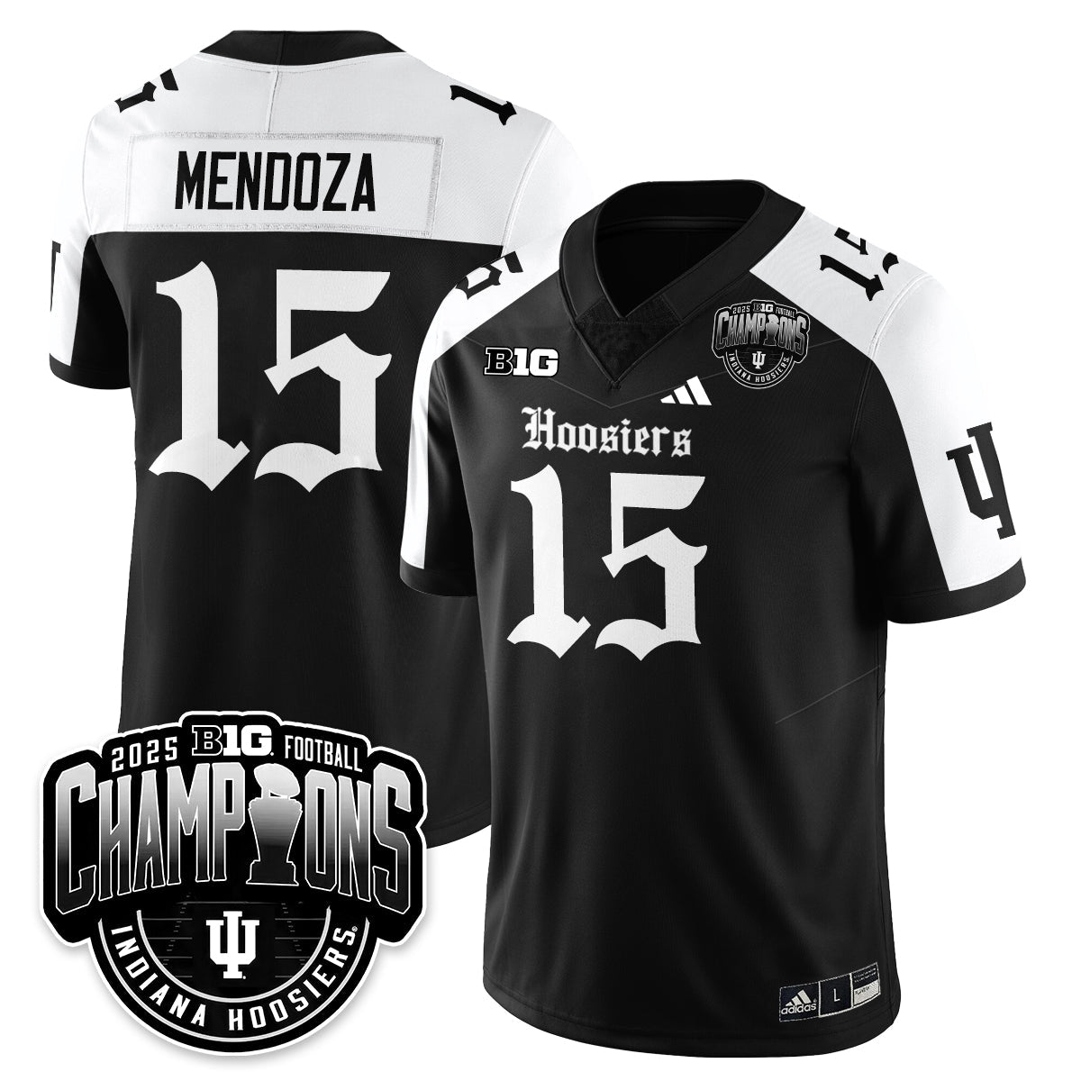 IND Gothic Vapor Limited Football Jersey - Big 10 Champions
