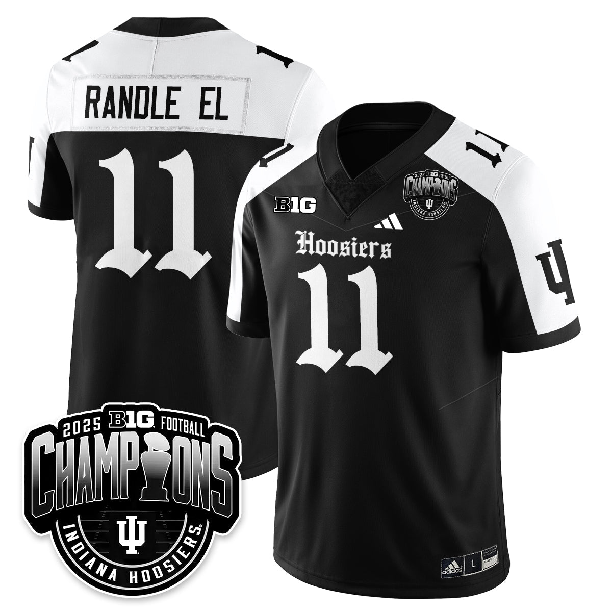 IND Gothic Vapor Limited Football Jersey - Big 10 Champions